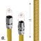 Flextron Gas Line Hose 5/8'' O.D.x60'' Len 3/4" FIPxMIP Fittings Yellow Coated Stainless Steel Flexible FTGC-YC12-60P - alternate 3